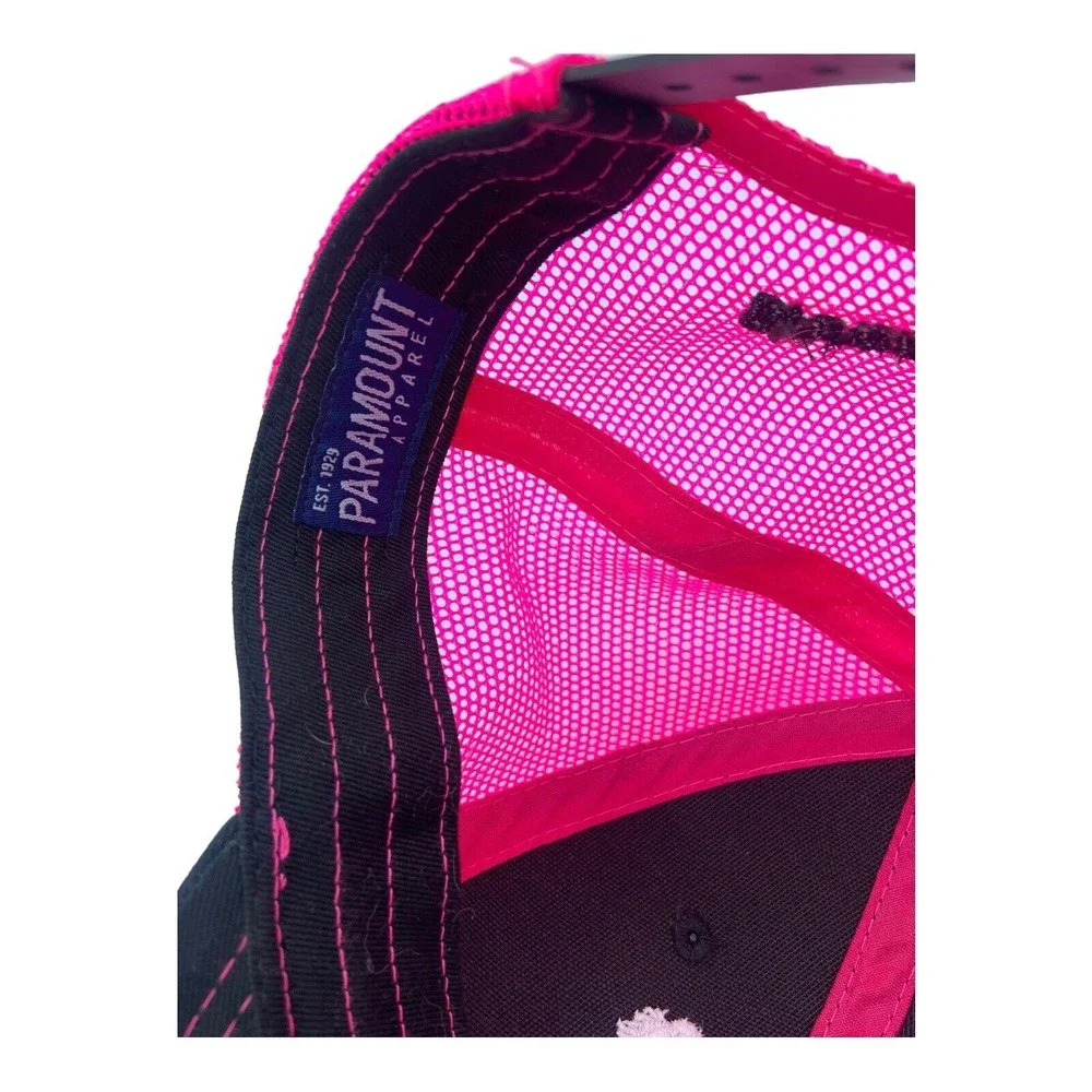 Paramount Apparel Snapback Hat FISH’N CHICKS Charters Key West Florida Pink - Picture 5 of 7